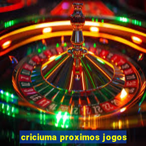 criciuma proximos jogos